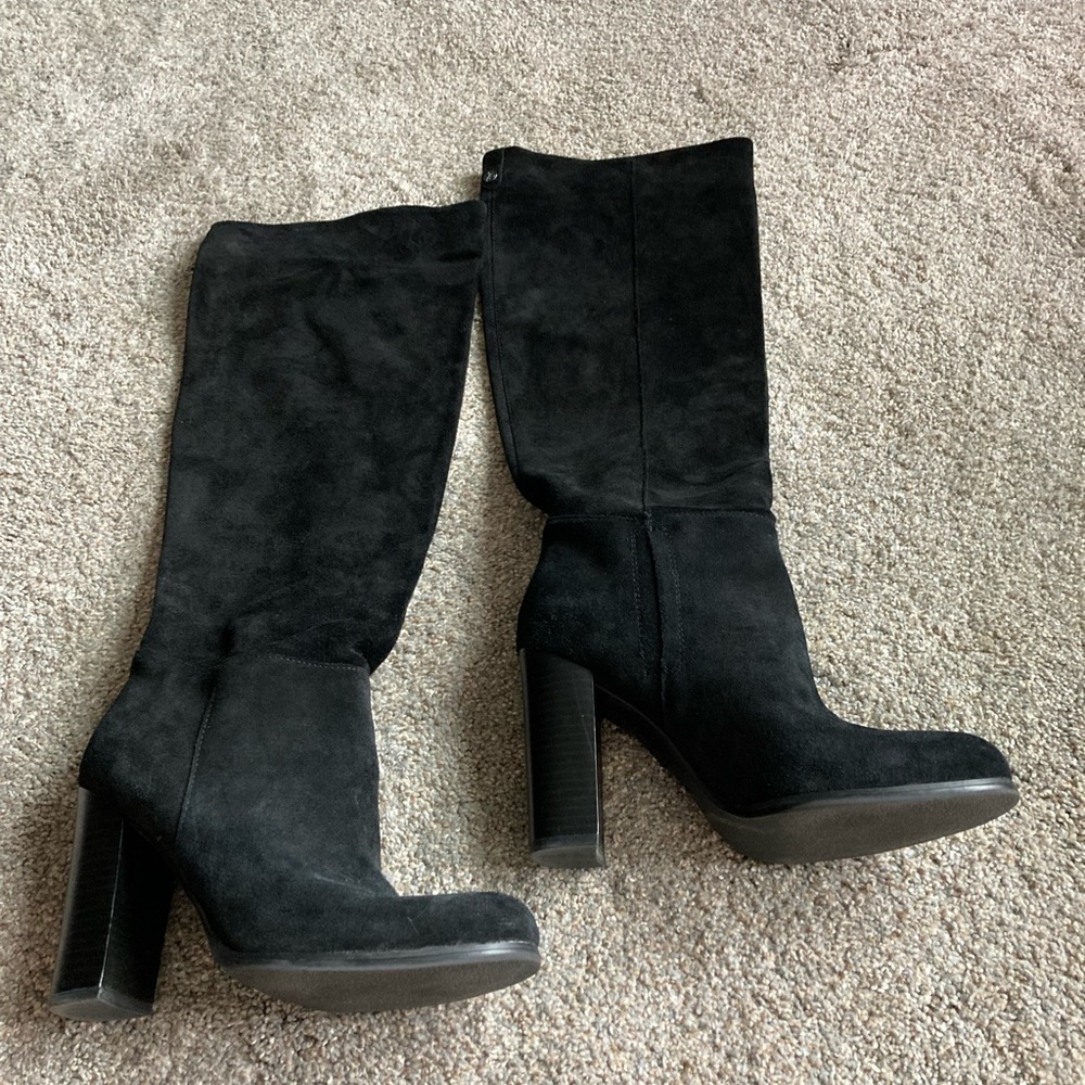 Sam Edelman Black Suede Boots